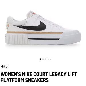 Nike Court Legacy Lift - Women 6.5